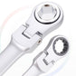 15pcs Adjustable Ratchet Wrench Kit